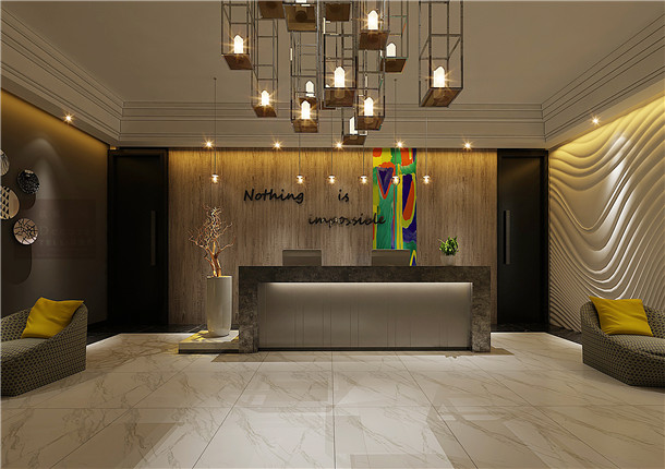 吴忠西夏文化宫酒店装修设计|艺术与线条的完美结合。