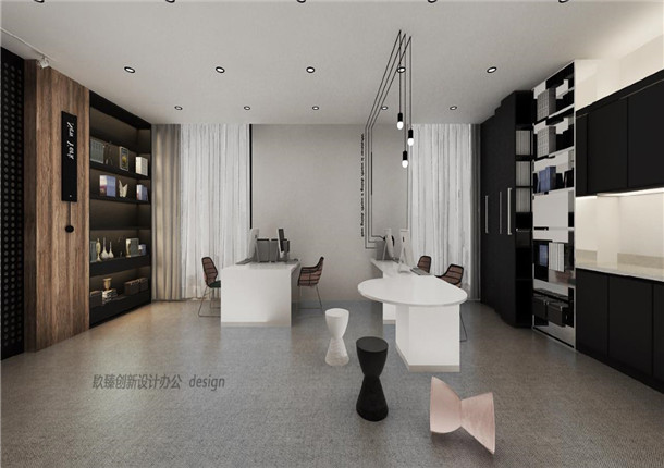 吴忠镹臻创新办公室装修|简约时尚与线条的完美刻画。
