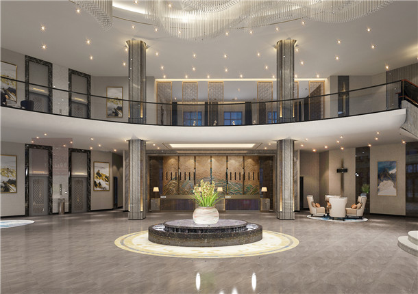 吴忠燕然银都酒店装修设计|酒店的装修质量更重要的是设计的还原度。