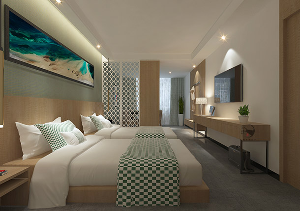 吴忠希顿酒店设计|让客房具有延伸性同时带来的空间的流动性