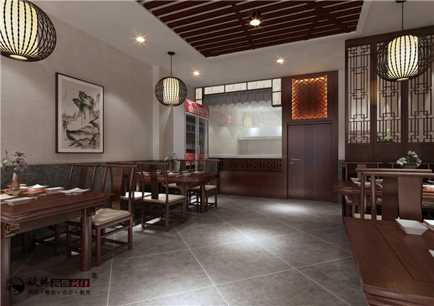 吴忠丰府餐厅设计|整体风格的掌握上继承我们中式文化的审美观