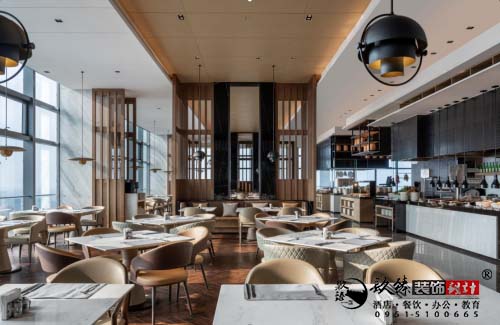 吴忠凯曼餐厅设计方案鉴赏|用简洁精致，表达空间的高级感